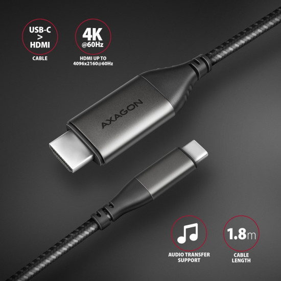 AXAGON RVC-HI2MC USB-C to HDMI 2.0 adapter 4K
