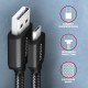 AXAGON BUMM-AM10AB cabl e MicroUSB USB-A, 1