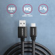 AXAGON BUMM-AM10AB cabl e MicroUSB USB-A, 1