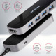 AXAGON HMC-6H4A Hub 4x USB-A + HDMI PD 100W