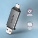 AXAGON CRE-DAC USB card reader SD/microSD USBA+