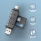 AXAGON CRE-DAC USB card reader SD/microSD USBA+