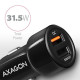 AXAGON PWC-QC5 31W car charger 2x port USB-A