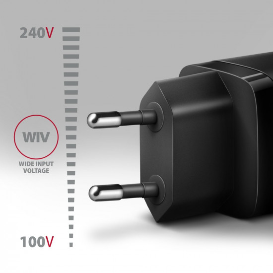 AXAGON ACU-PQ30, PD&QC wall charger 30W black