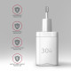 AXAGON ACU-PQ30W PD&QC wall charger 30W white