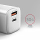 AXAGON ACU-PQ30W PD&QC wall charger 30W white