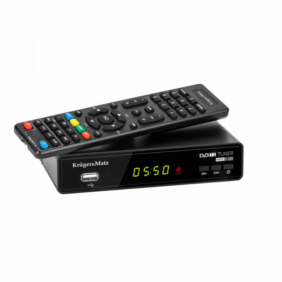 DVB-T2 TV Tuner Kruger & Matz H.265 HEVC