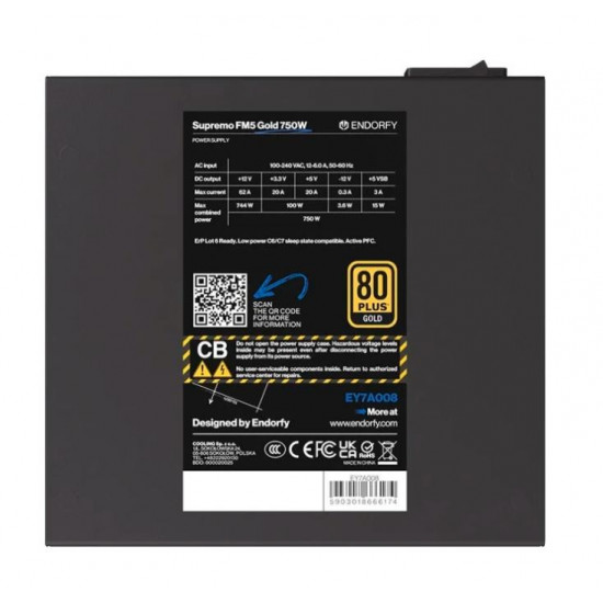 Supremo FM5 Gold 750W PSU