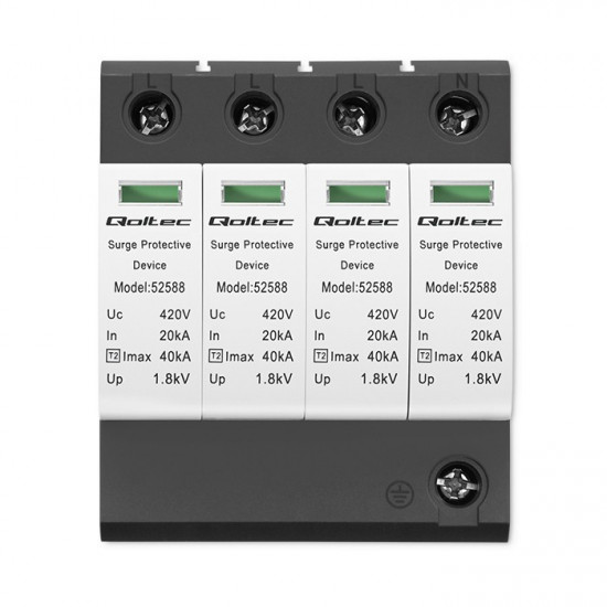 AC surge arrester | 4P | 420V | T2 | C