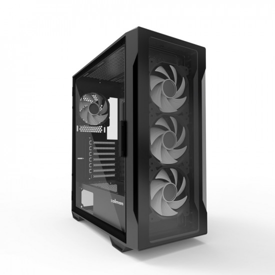 PC case I3 Neo TG Mid Tower RGB fan x4, black