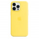 iPhone 14 Pro Max Silicone Case with MagSafe - Canary Yellow