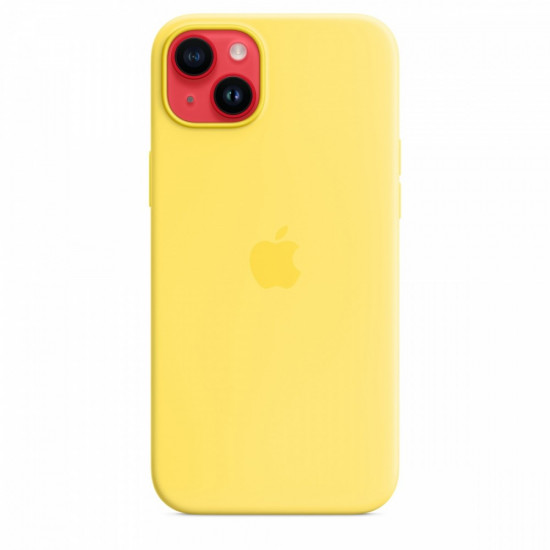 iPhone 14 Plus Silicone Case with MagSafe - Canary Yellow