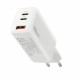 CHARGER USB/USB-C QC4+ 65W WHITE