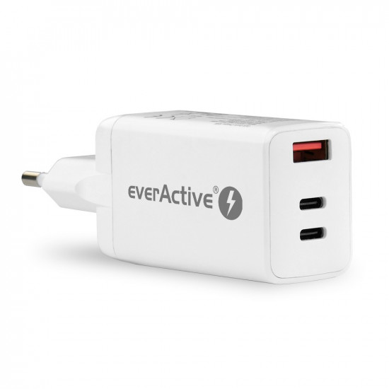 CHARGER USB/USB-C QC4+ 65W WHITE