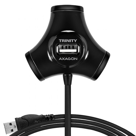 AXAGON HUE-X3B Hub 4-po rt USB2.0 black