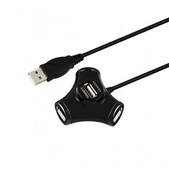 AXAGON HUE-X3B Hub 4-po rt USB2.0 black