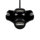 AXAGON HUE-X3B Hub 4-po rt USB2.0 black