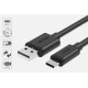 Cable USB-C - USB-A 2.0 1.5m M/M C14067BK