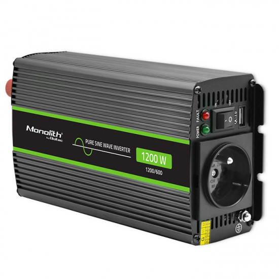 Pure Sine Wave Inverter Monolith, 600W, 1200W