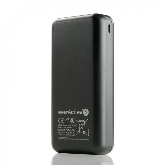 POWERBANK 20 000 MAh 2X USB LED SCREEN