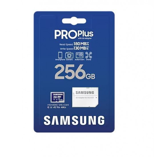 Memory card microSD PRO Plus MD-MD256SA/EU + adapter