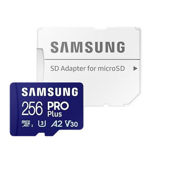 Memory card microSD PRO Plus MD-MD256SA/EU + adapter