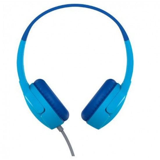 SOUNDFORM Mini On-Ear Wired Headphones Blue For Kids