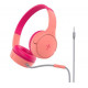 SOUNDFORM Mini On-Ear Wired Headphones Pink For Kids