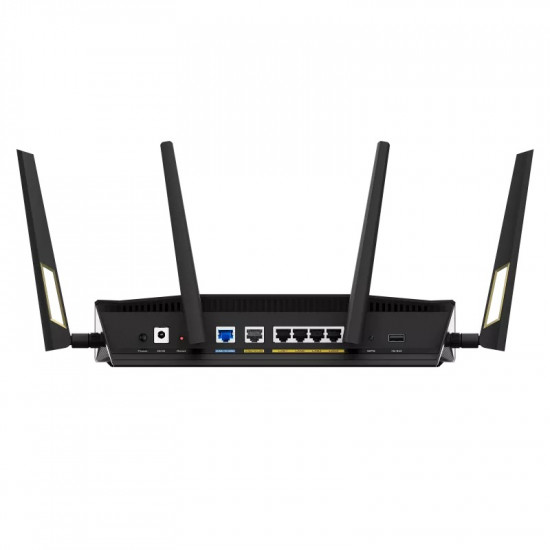 Wireless Router|ASUS|Wireless Router|6000 Mbps|Mesh|Wi-Fi 6|USB 3.2|1 WAN|4x10/100/1000M|2x2.5GbE|Number of antennas 4|RT-AX88UPRO