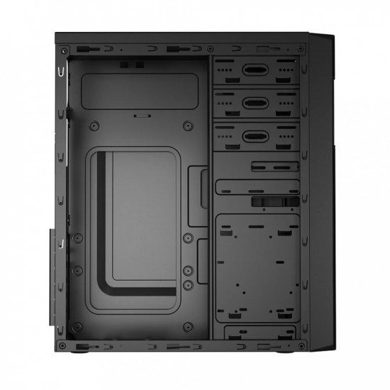 Computer case without adapter L2 2xUSB, black