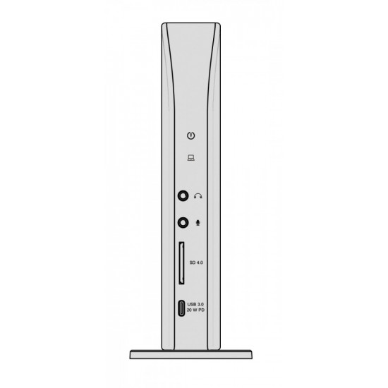 ICY BOX IB-DK2256AC 12in1,HDMI,DP,USB,CR,LA