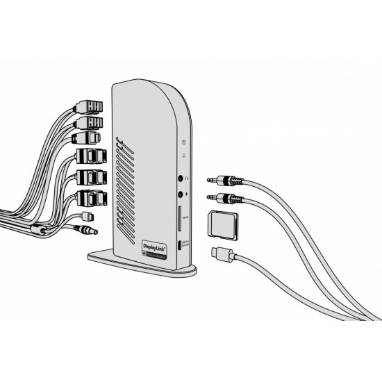 ICY BOX IB-DK2256AC 12in1,HDMI,DP,USB,CR,LA