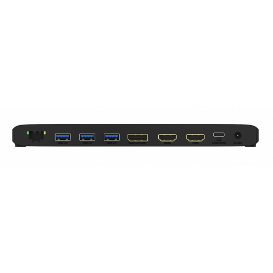 ICY BOX IB-DK2416-C 11in1,HDMI,DP,USB,LAN