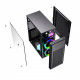 Compoter Case Midi Towe Fornax M100RGB ATX blac