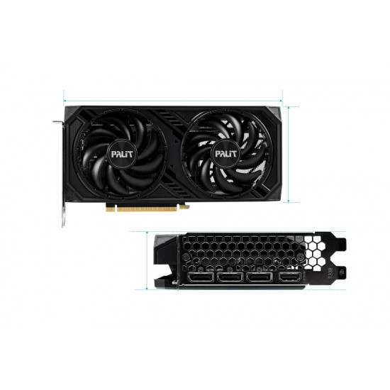 Graphic card GeForce RTX 4060 Ti Dual 8GB GDDR6 128bit 3DP/HDMI