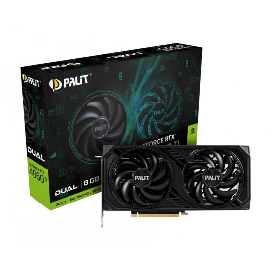 Graphic card GeForce RTX 4060 Ti Dual 8GB GDDR6 128bit 3DP/HDMI