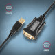 ADS-1PQN Adapter FTDI USB 2.0 RS-232 serial