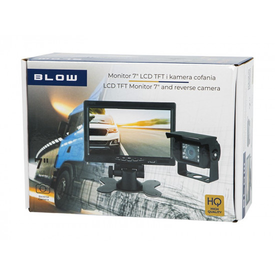 Car reversing camera BVS549 + 7 inches LCD monitor