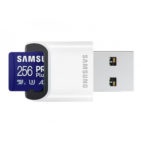 Memory card microSD PRO Plus MB-MD256SB/WW 256GB + reader