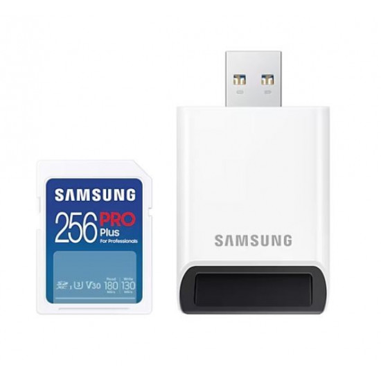 Memory card SD PRO Plus MB-SD256SB/WW 256GB + reader