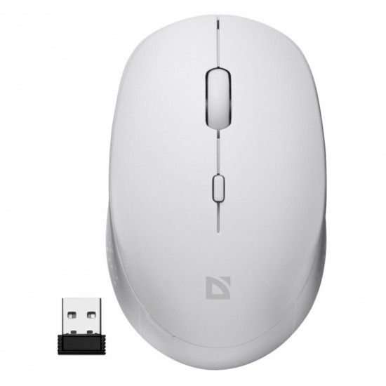 Wireless mouse silent click AURIS MB-027 800/1200/1600 DPI white