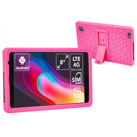 BLOW PlatinumTAB8 4G + case Kids Pink