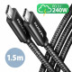 BUCM2-CM15AB cable 240W USB-C USB-C, 1.5m 5