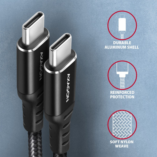 BUCM-CM15AB cable PD 60 W USB-C USB-C, 1.5m