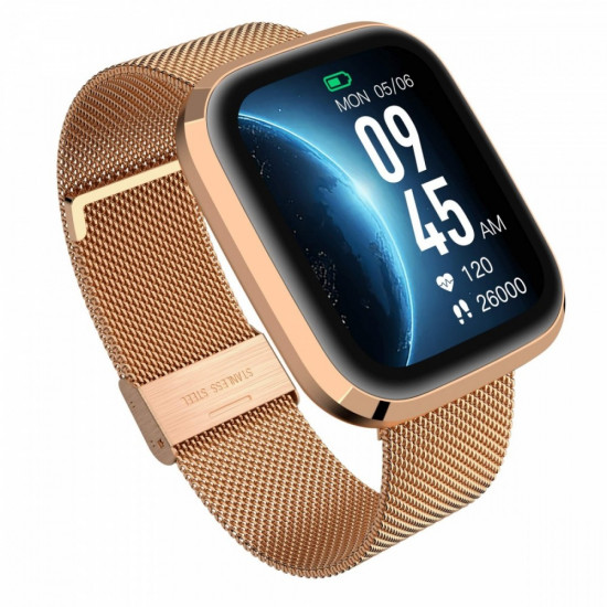 Smartwatch GRC STYLE gold steel