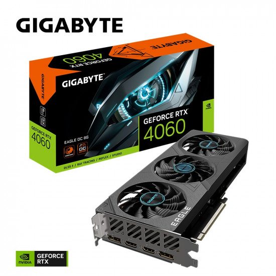 Graphics Card GeForce RTX 4060 EAGLE OC 8G GDDR6 128bit 2DP/2HDMI