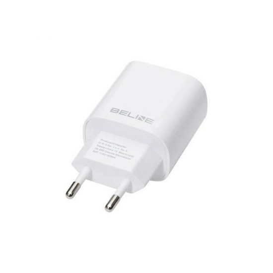 Charger 20W USB-C + USB-A white