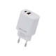Charger 20W USB-C + USB-A white