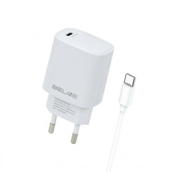Charger 20W USB-C + USB-C cable white