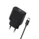 Charger 25W USB-C + USB-C cable, black